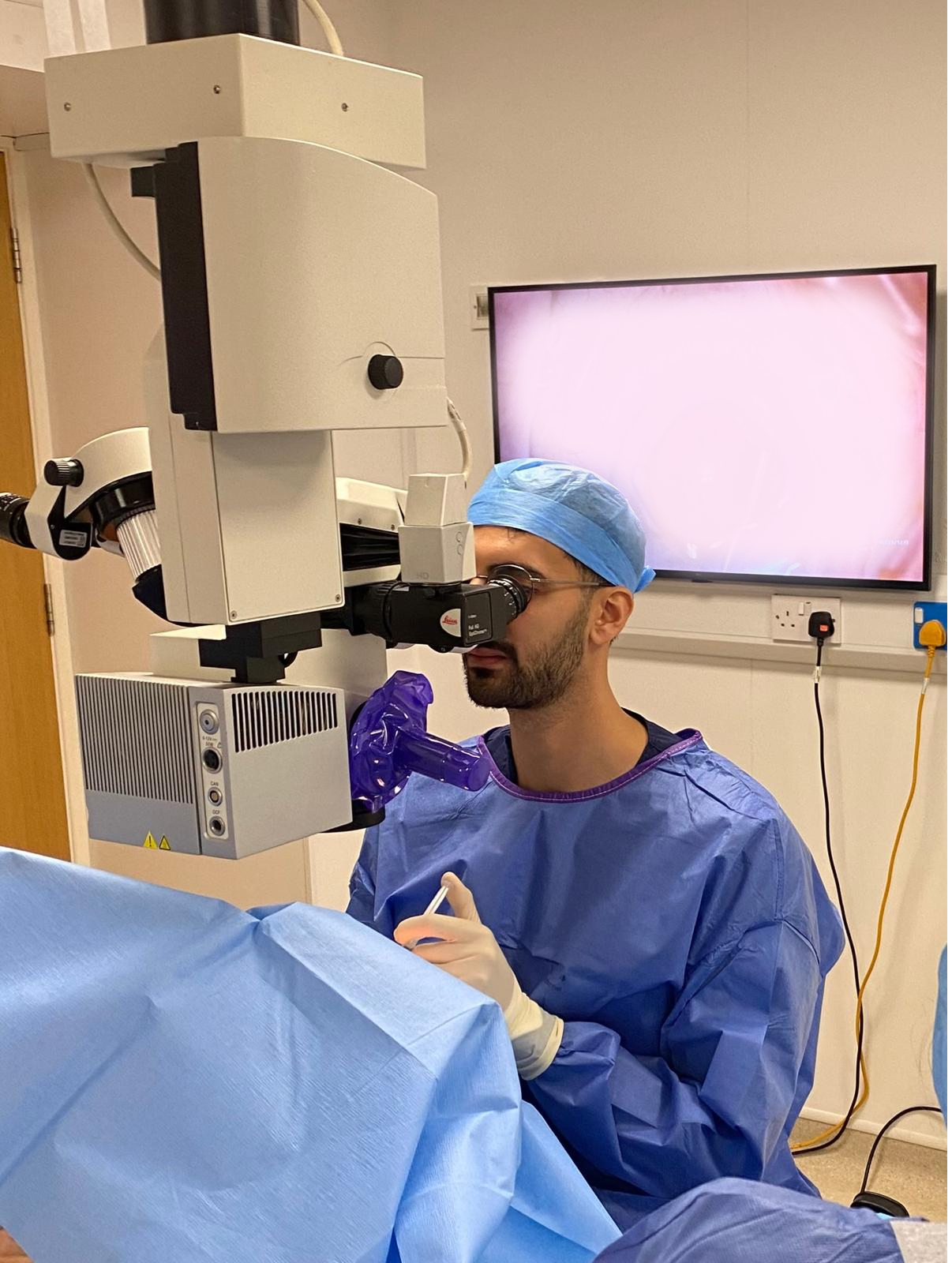 Dr M Saleki in a suit